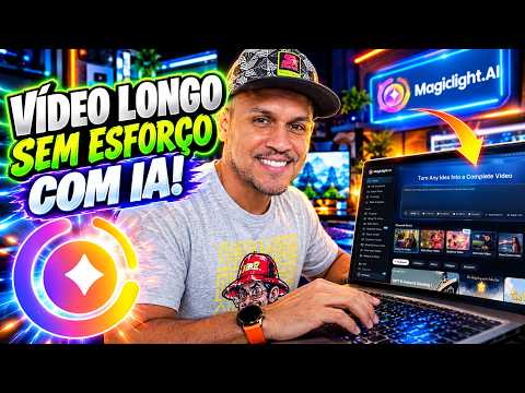 Como Criar VÍDEOS LONGOS até 50 Minutos com Inteligência Artificial em Minutos!