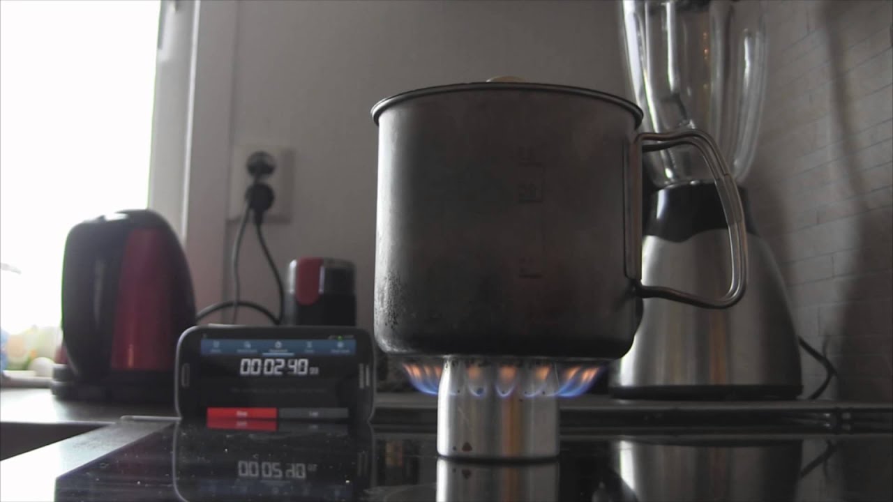 Aluminum Bottle Alcohol Stove YouTube