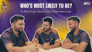 How well do the Knight Riders know their team? | With Rinku Kumar, Shardul Thakur and Mandeep Singh