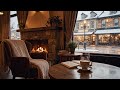 Cozy Winter Coffee Shop ❄️ Relaxing Jazz Piano for Study &amp; Work