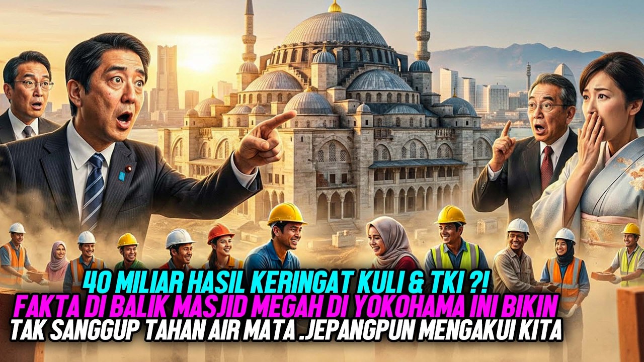 WARGA JEPANG KAGUM! MASJID MEGAH 40 MILIAR HASIL 'PATUNGAN' ORANG INDONESIA BERDIRI...