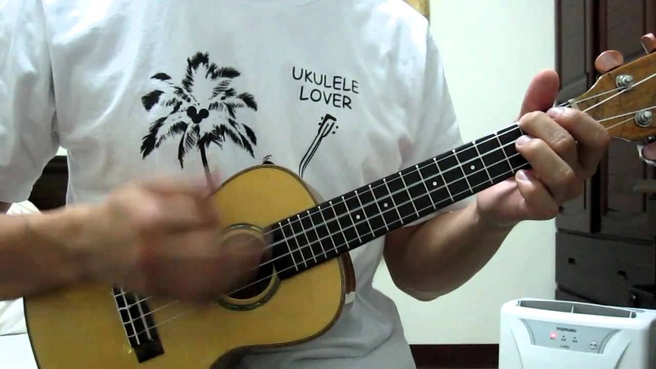 1000421ukulele教學2 歡樂年華 Folk Rock民謠搖滾刷法練習 Youtube