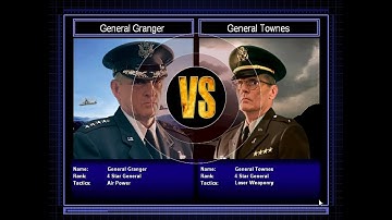 Air Force General VS Laser General [C&C Zero Hour Challenge] [Hard]