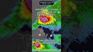 Large hail in Texas busted out windshields and dented cars! More details in the description.