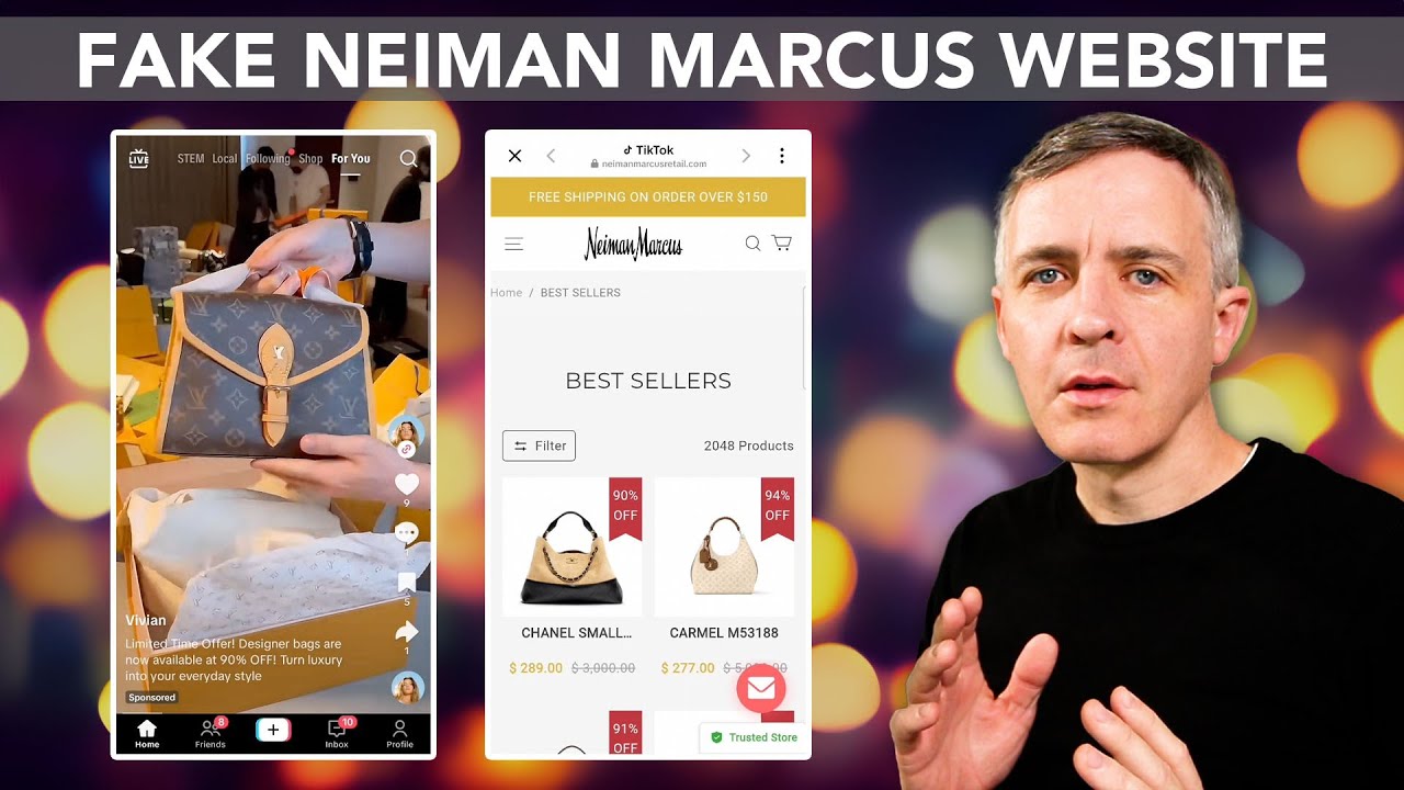 NeimanMarcusRetail.com — поддельный сайт Neiman Marcus