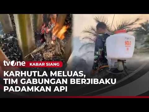 Musi Rawas Terdampak Karhutla, Tim Gabungan Padamkan Api dengan Alat Seadanya | Kabar Siang