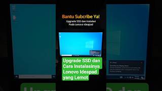 LENOVO IDEAPAD 130 LEMOT? 🚀 SOLUSINYA UPGRADE SSD + INSTALL WINDOWS!