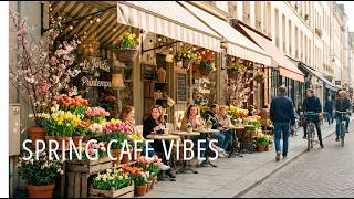Spring Cafe Lofi Jazz 🌿 Focus Music for Warm Sunny Days