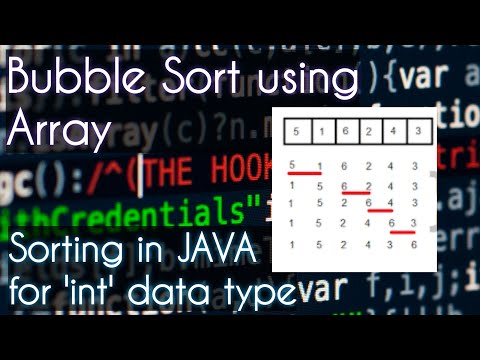 Bubble Sort in JAVA | Explanation and Program | ICSE Class 10 Computers.