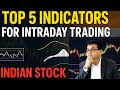 Top 5 Indicators for Daytraders | Stock Market Education|TradeSmart with Mohiith Shankar