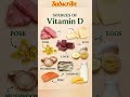 Vitamin D Rich foods #easynutrition #healthtips #shorts