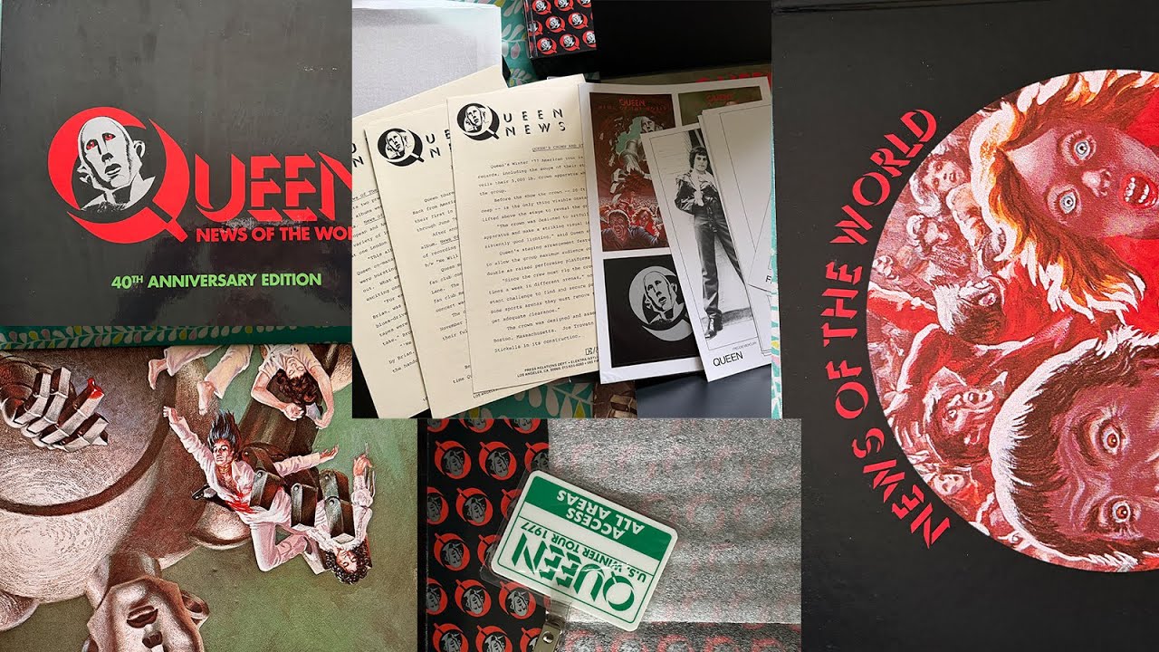 Unboxing Queen News of the World 40th Anniversary Box Set
