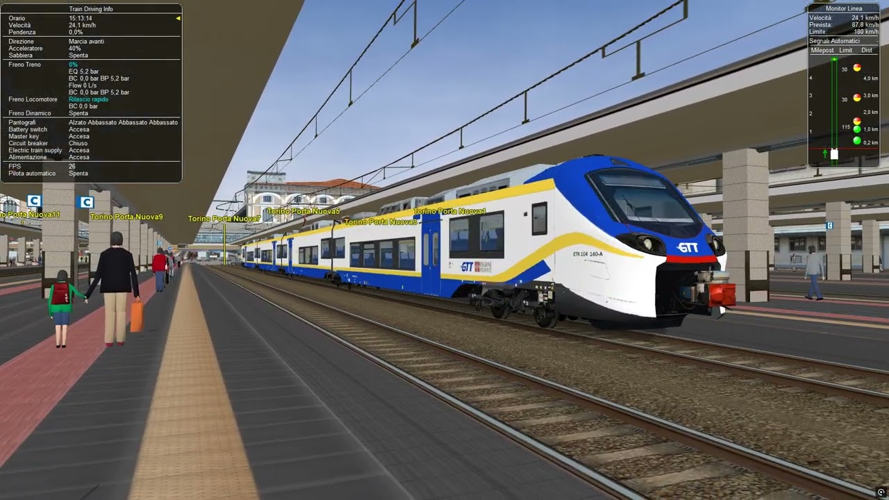 Viaggio da Torino P.N. a Chieri con il SFM svolto da un pop in livrea GTT