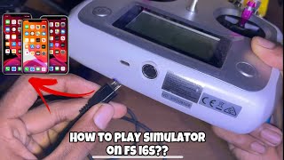 How to play drone simulator on mobile using flysky fsi6s transmitter | best way to practice freestyl screenshot 5