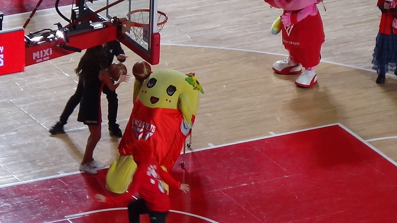 12/20④シュートにチャレンジしちゃったなっし～♪ in ららアリーナ♪