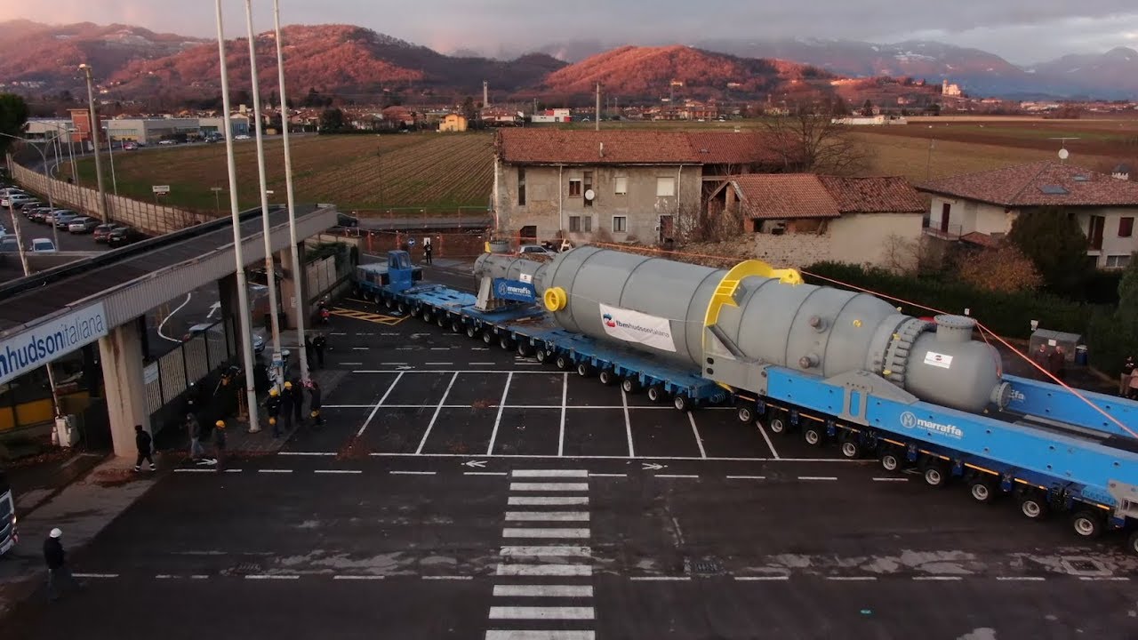 Interviste - Trasporto eccezionale di un condensatore da 420 tonnellate