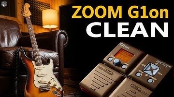 ZOOM G1on CLEAN SOUND G1xon for Direct PA use or Direct Recordings