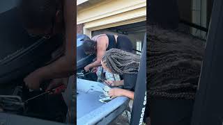 Foxy fixing Sidepiece boat