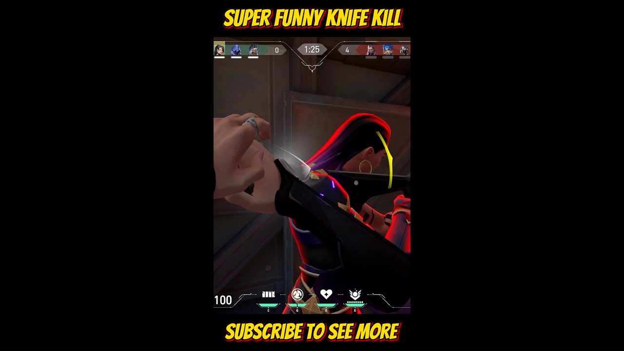 Funny Knife Kill Valorant Moment#2