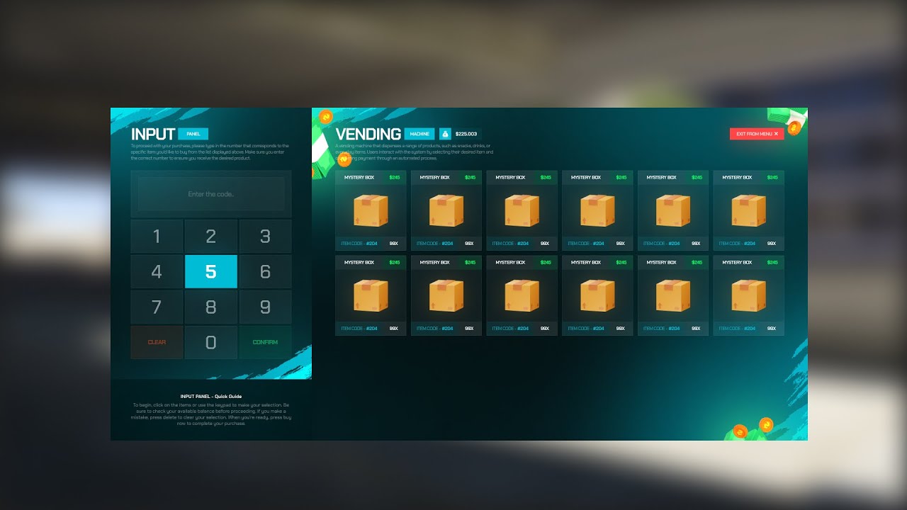 FiveM | Advanced Vending Machine Script | Buy, Sell, Manage, Stock