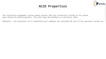 ACID Properties Explained: Ensuring Reliability In Database Transactions