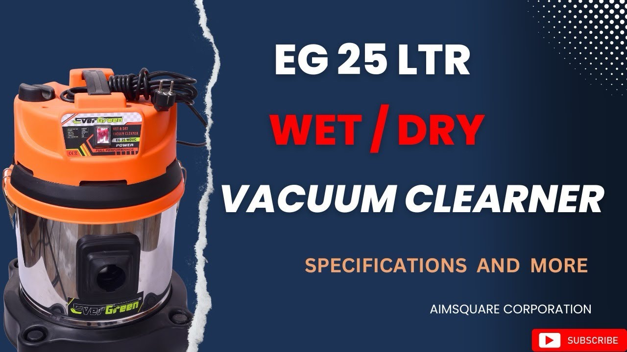 Ever Green 25 Ltr vacuum cleaner lifetime warranty Domestic and