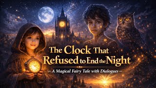 ⏳ The Clock That Refused to End the Night | A Magical Fairy Tale with Dialogues