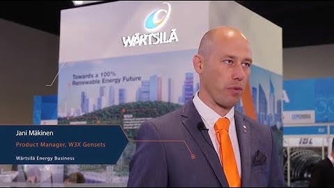 Jani Mäkinen discusses operational features of Wärtsilä 31DF engine | Wärtsilä