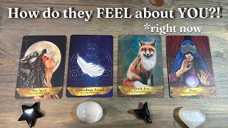 😲👀❤️‍🔥Their CURRENT FEELINGS for You!? ✨🔮 Pick A Card Love Tarot Reading *DETAILED
