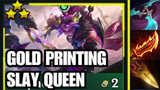 THE SLAY QUEEN IS BACK?? | GOLD PRINTING MACHINE | TFT Cyber City | Teamfight Tactics