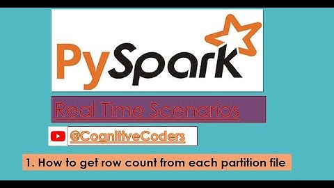 How to get row count from each partition file | PySpark Real Time Scenario