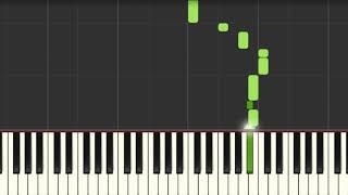Seventy Six Trombones from The Music Man [Easy Piano Tutorial] (Synthesia) Right Hand Only