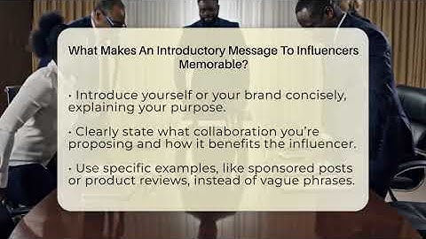 What Makes An Introductory Message To Influencers Memorable? - Everyday-Networking