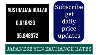 Japanese Yen Currency Exchange Rates Today 8 December 2024