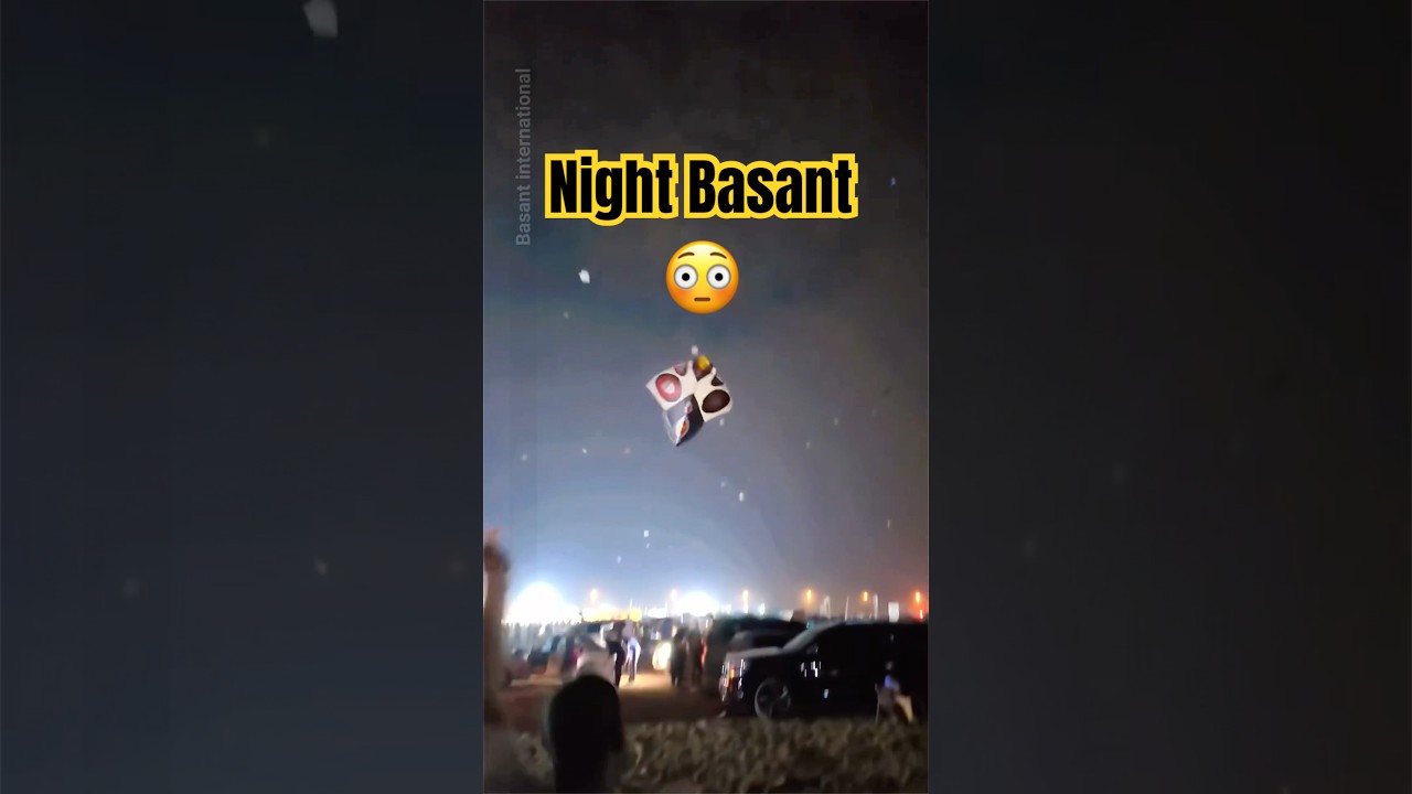 Night kite flying Patang bazi International kite festival USA 