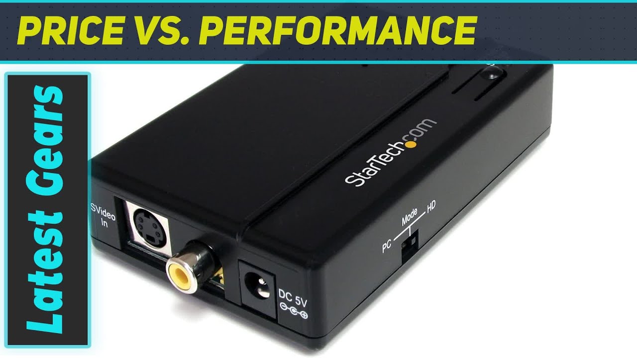 StarTech.com Composite and S-Video to HDMI Converter - Enhance Your Viewing Experience!