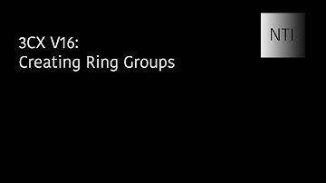 3CX V16: Creating Ring Groups