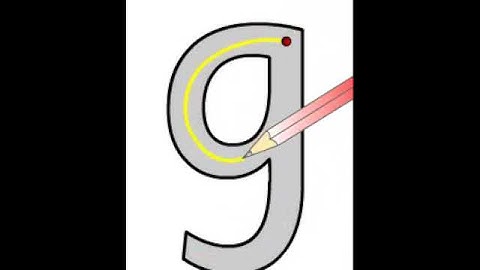 How to write English g