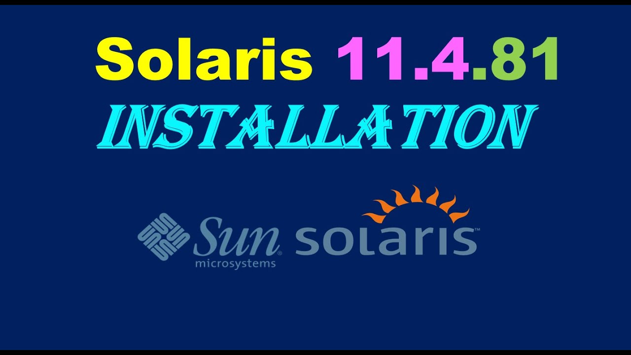 Установка Oracle Solaris 11.4.81 | Инструкция по установке | Sun Solaris 11.4 последняя версия
