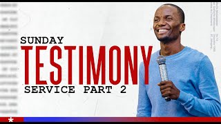Sunday Testimony Service | Part 2 | Pastor Tony Osborn | 14th July  2024
