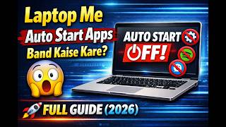Laptop Ya Computer me Autostart hone wale Apps ko band kaise karte hai? Startup Application.. screenshot 3