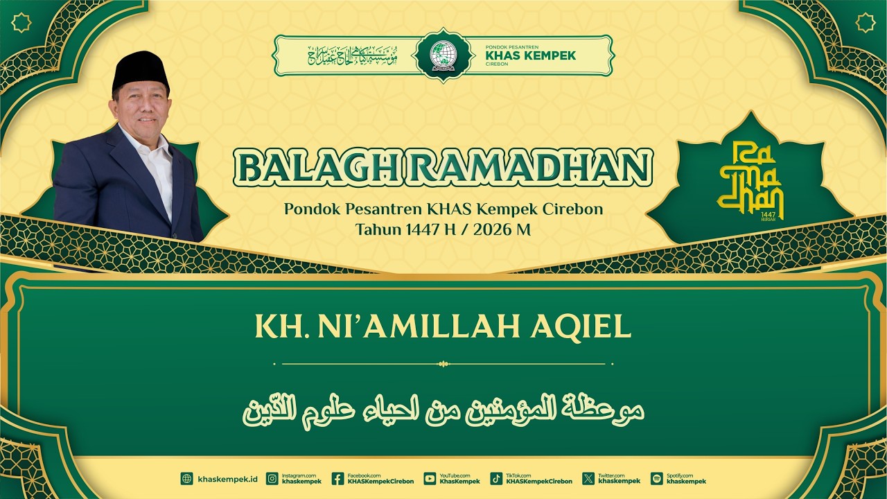 🔴 [LIVE] NGAJI RAMADHAN | KITAB MAUDZOTUL MU'MININ | KH. NI'AMILLAH AQIEL