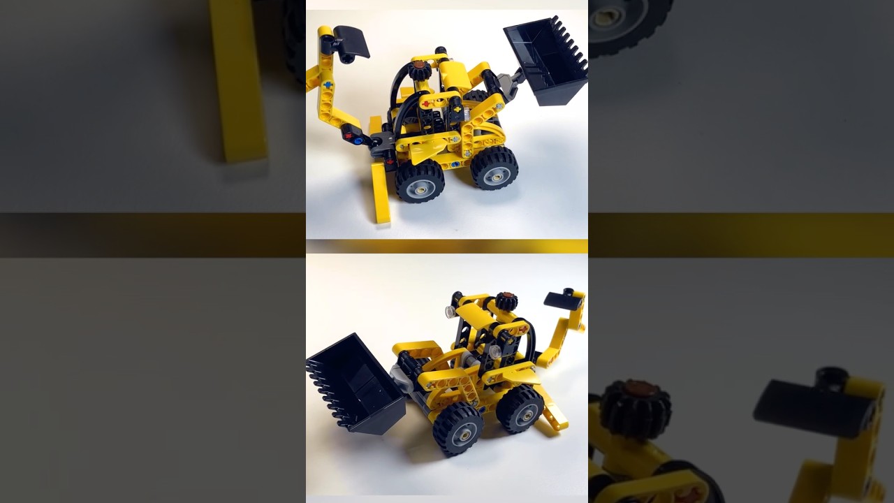 LEGO Technic 42197 Backhoe Loader | Dig, scoop, and build #lego #42197  #legotechnic