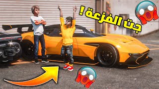 الولد المتسابق #32 _ الحرامي كسر سيارتنا!! + سعيد عنده اسرع كامارو _ GTA V