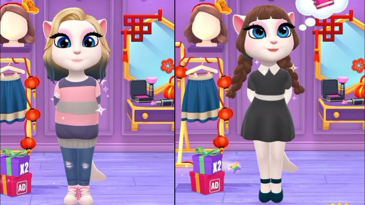 Talking Angela 2 kamera YouTube