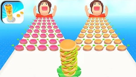 Pancake Run Gameplay All Levels iOS,Android Walkthrough Mobile Game Update Alltrailer Mix LVL #5