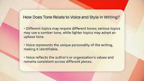 How Does Tone Relate to Voice and Style in Writing? - The Prose Path