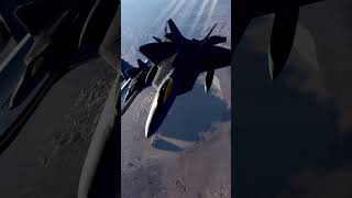 USAF F-22 Raptors escort the new Air Force One, somewhere near the border of Iran.  July 2026.