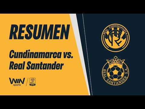 Primera B: Real Soacha vs Real Santander