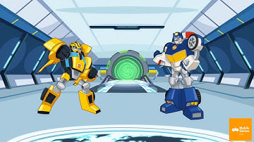 Transformers Rescue Bots Disaster Dash Hero Run Morph From Bot To Vehicle to Epic DinoBot